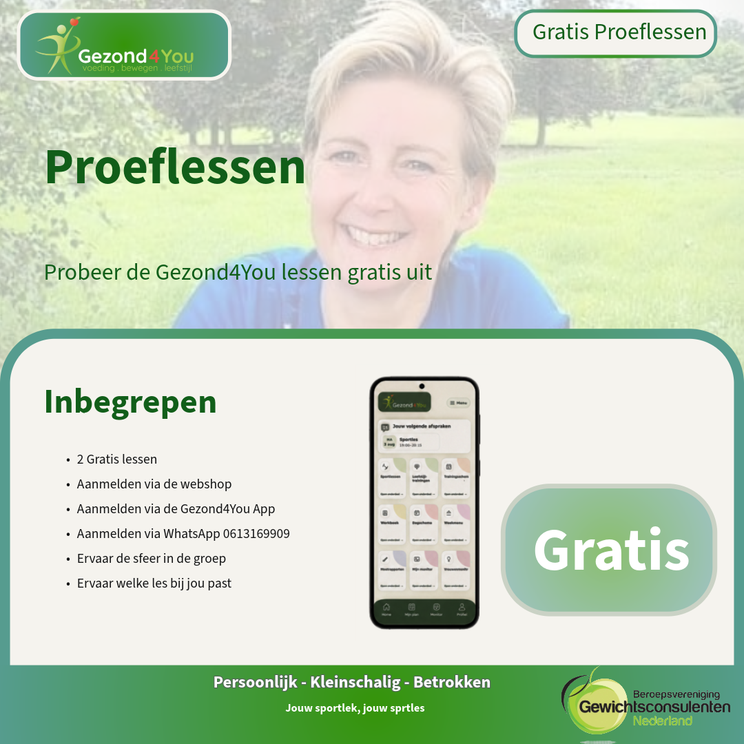 Gratis proefles sport