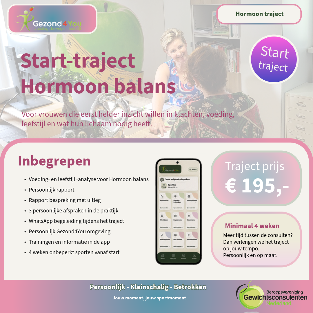 Starttraject Hormoonbalans