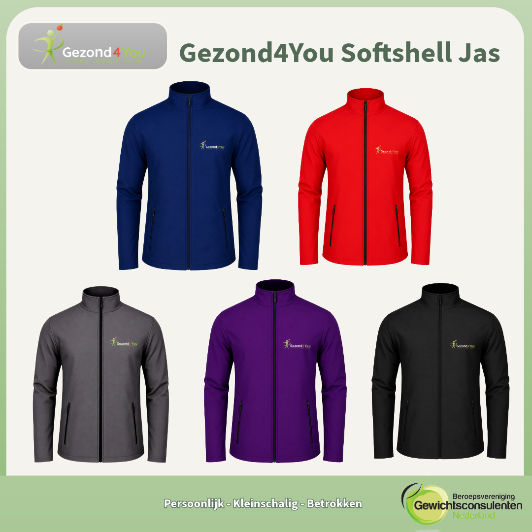 Gezond4You Softshell Jas